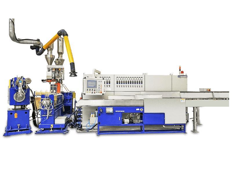 Ligne d'extrusion d'isolation de fil de noyau de PVC/PE/PP/PU